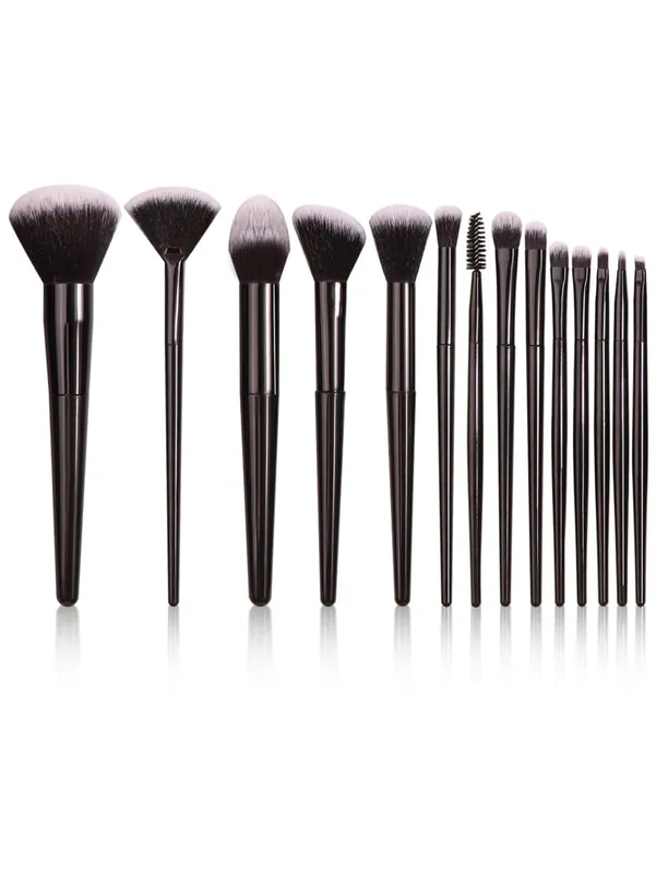 Black Makeup Brush Set Professional Super soft detail brush Blush Brush Foundation Concealer Eyeshadow Brush Women Beauty Tool — image 8