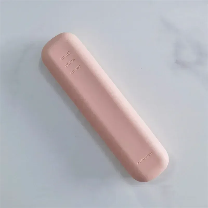 Travel Makeup Brush Holder Silicone Cosmetic Brushes Storage Bag Portable Beauty Sponge Case Makeup Organizer for Travelling