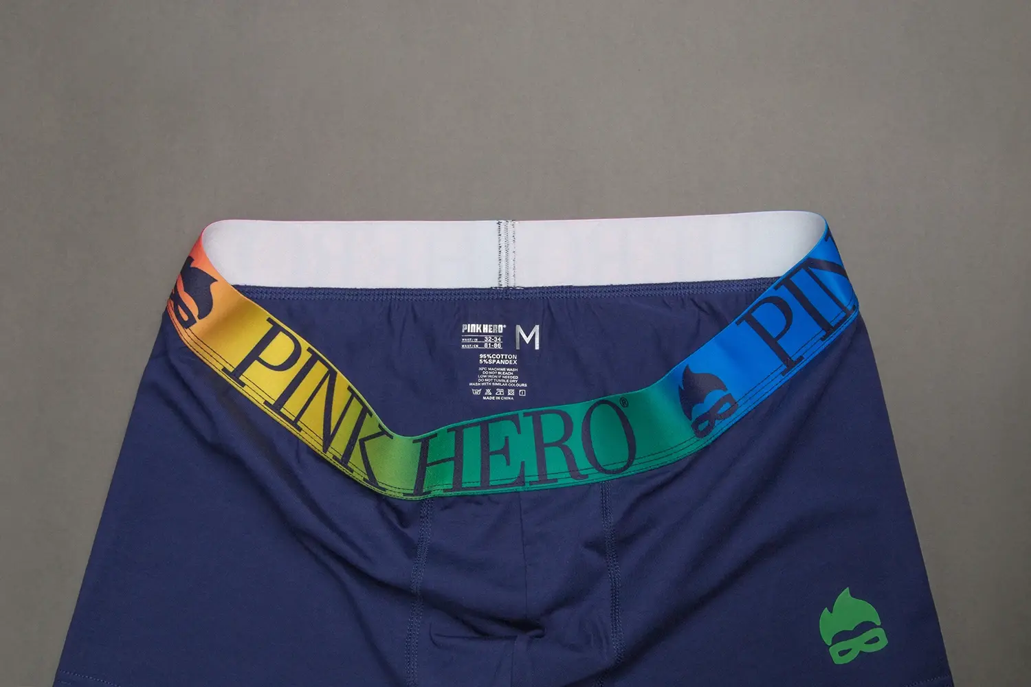 Underwear,Comfy And Soft Boxer Briefs,Standard European and USA Version Size,Funny Novelty Waistband Of The Rainbow — image 6