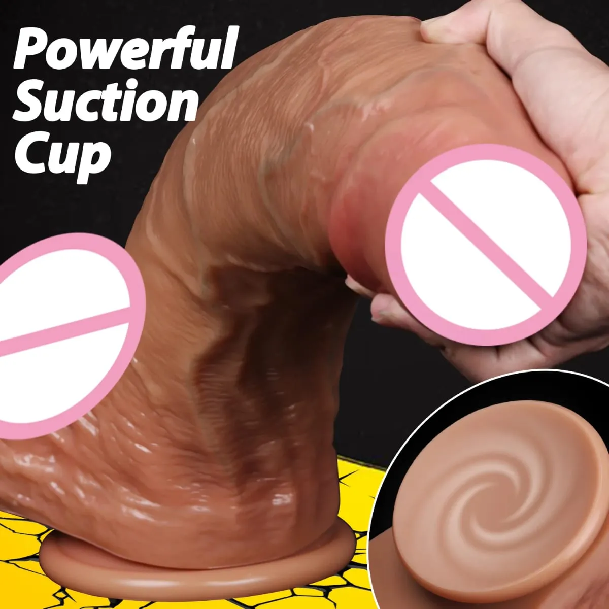 Super Big Soft Dildo Realistic Penis Double-layer Silicone Sex Toy Female Masturbator Suction Cup Dildos for Women Men Cock Gode