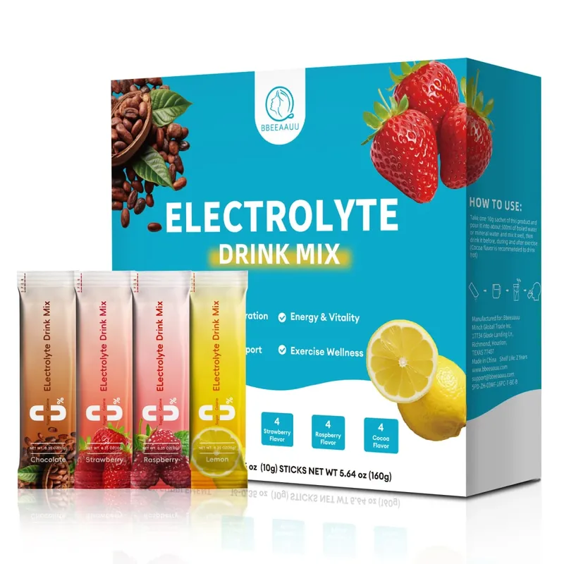 Four Flavors Mineral Electrolyte Supplement Quickly Replenishes Water Replenishes Energy and Restores Physical Strength