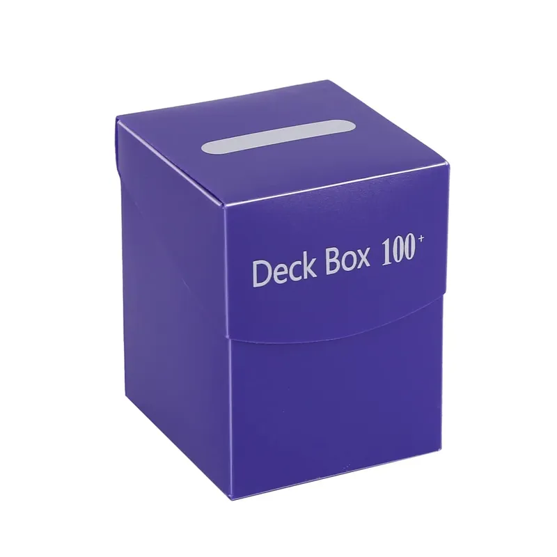 Deck Trading Cards Box for 100+ Game Baseball Card Storage Box Playing Card Carrying Case for Family Party Games Supplies