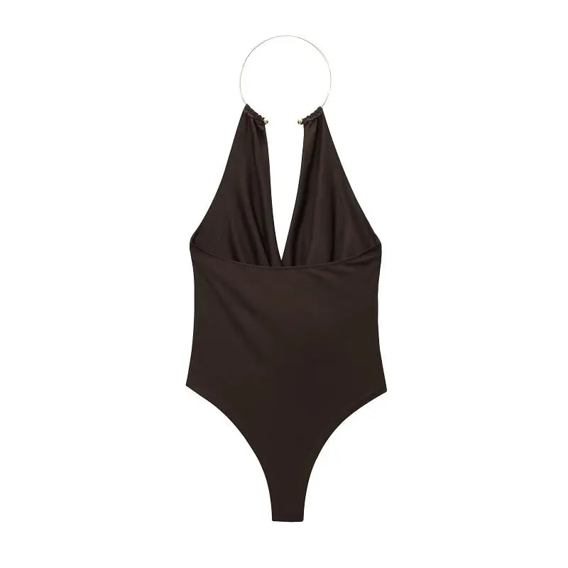 2025 Sexy Bodysuit Women Summer Backless Body Suits Women Sleeveless Tops Woman Sexy Outfits Lingerie Jumpsuits for Woman