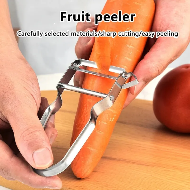 1Pcs Stainless Steel Peeler Kitchen Vegetable Fruit Peeler Potato Slicer Carrot Peeler Multiple-Function Kitchen Accessories
