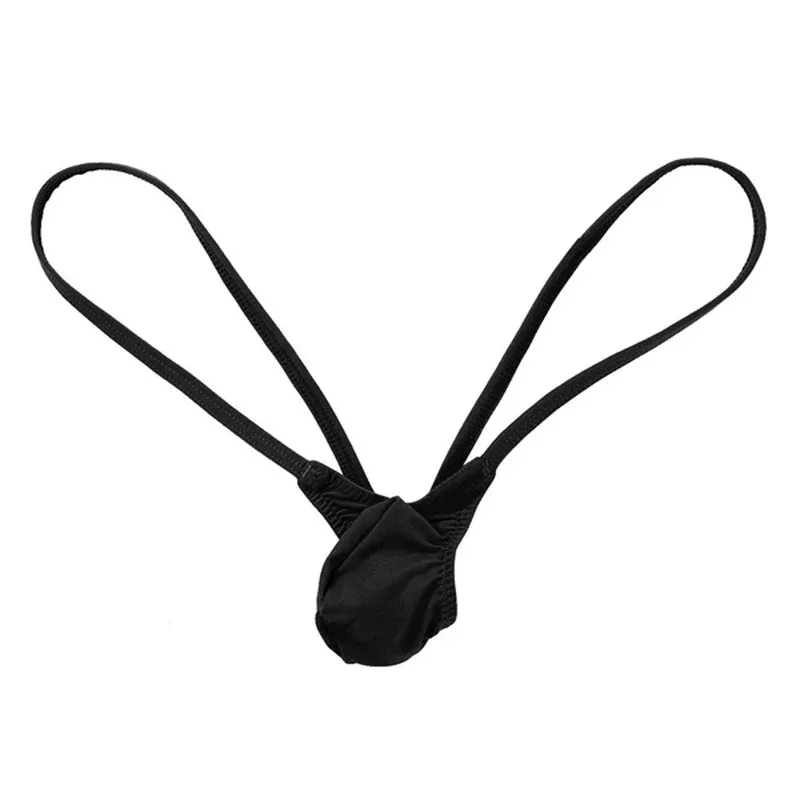 Ultra-thin Gay Men Thong G-string Seamless Men Jockstrap Micro T-back Underwear Male String Bikini Swimwear Pouch Underpant A50