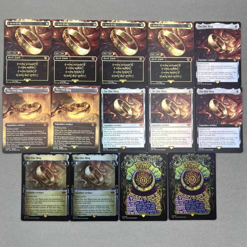 TCG Proxy Cards Deck Borad Games Single Hologram Black Lotus Power9 Dual Lands The One Ring — image 1