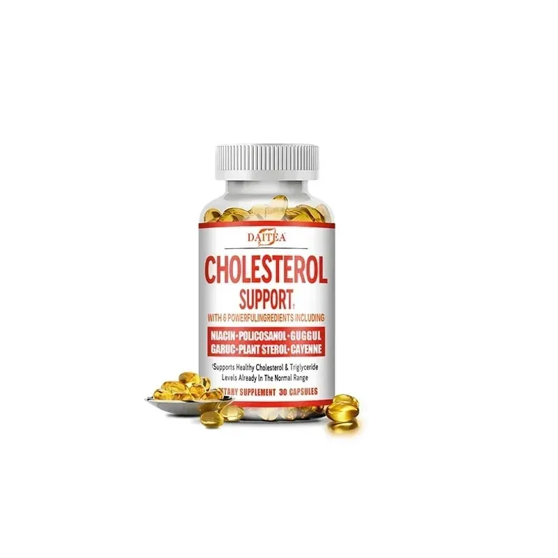 Daitea Cholesterol Support Supplement - Lowers LDL and Triglycerides Immune System Relieves Anxiety Naturally Adrenal Health — image 8