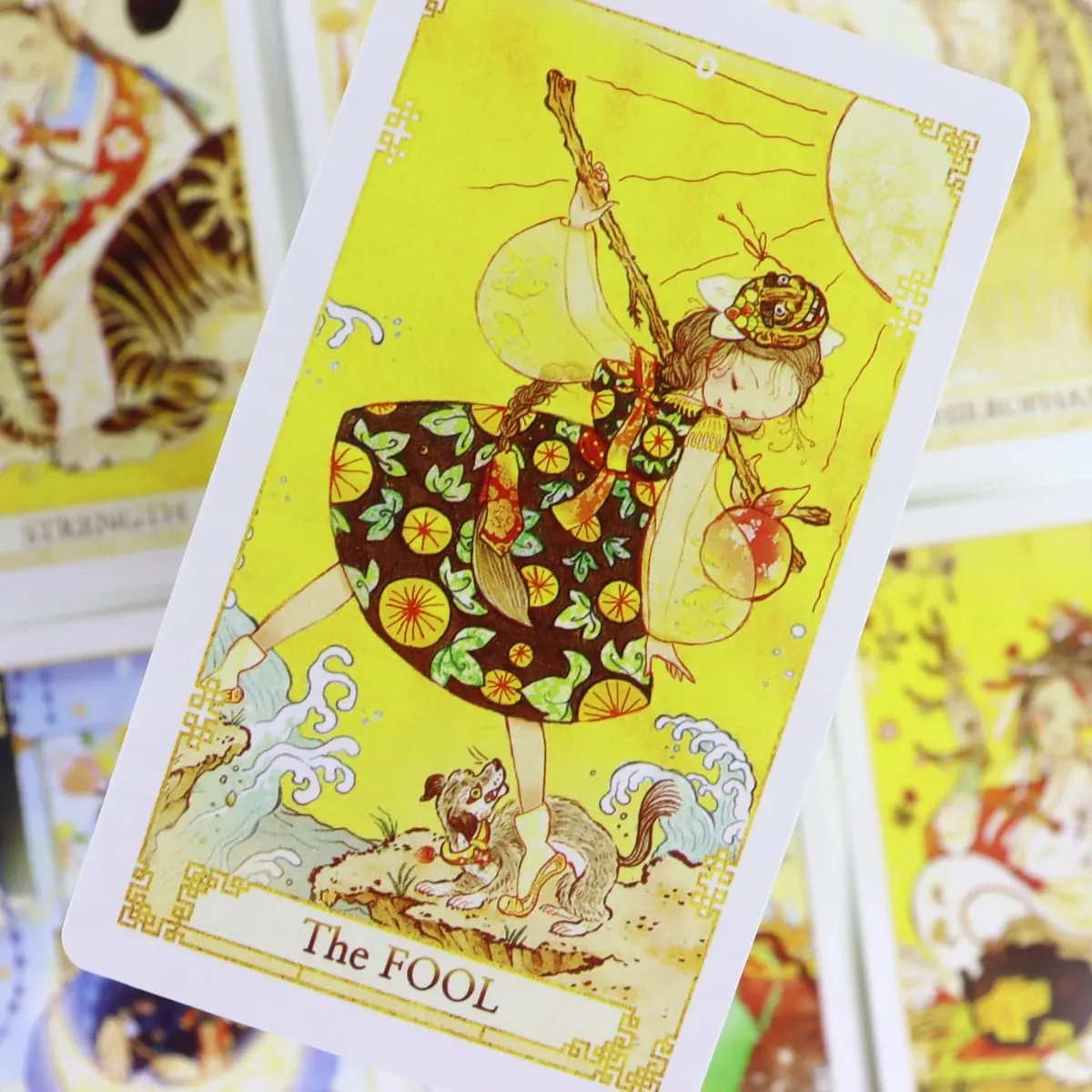 10.3*6cm Fantasy of Korea Tarot Deck 78 Pcs Tarot Cards Drawing Inspiration From Fairy Tales Legends and Folk Stories