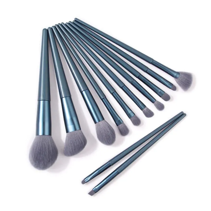 12Pcs Pink Makeup Brush Set Make Up Concealer Blush Powder Brushes Eye Shadow Highlighter Foundation Brush Cosmetic Beauty Tools