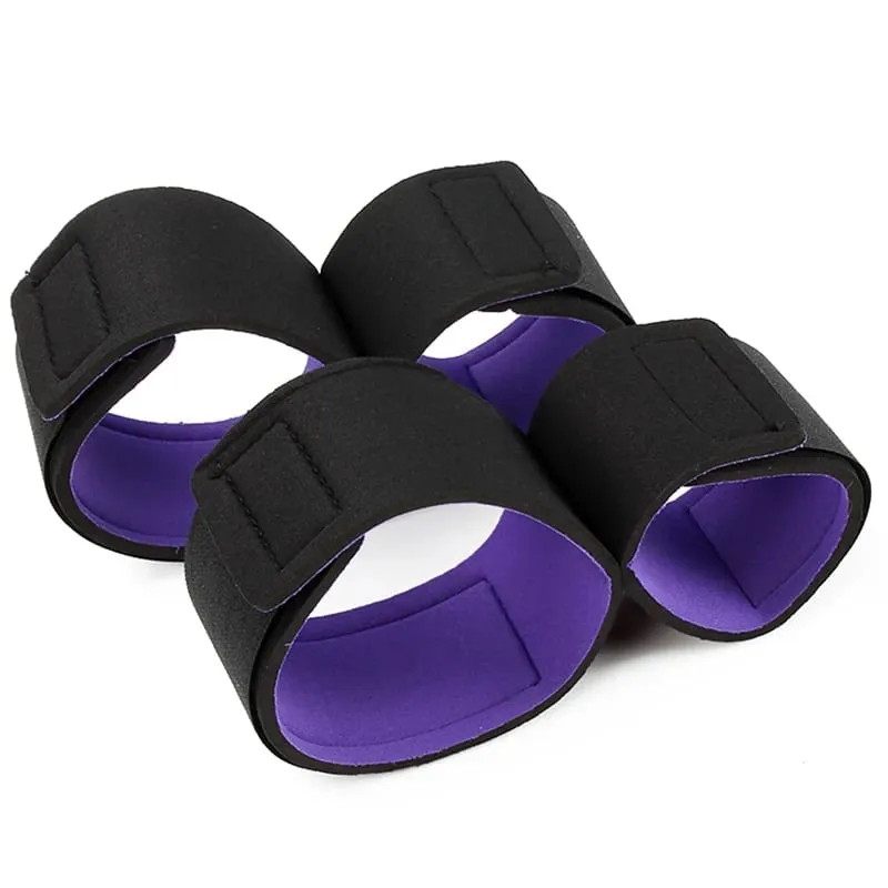 No Vibrator Bdsm Bondage Set Restraint Adult Game Handcuff Neck Collar Wrist Mouth Gag Strap Fetish Sex Toys For Woman Couples