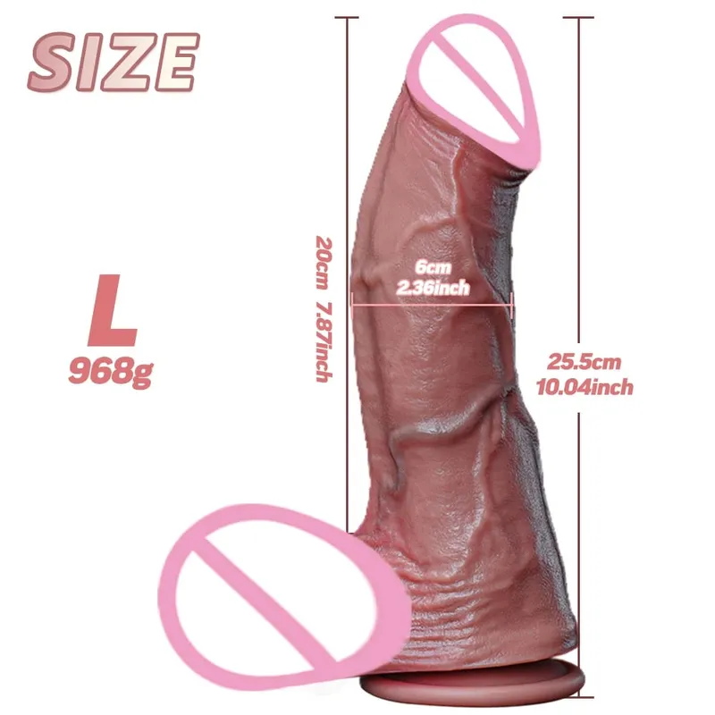 Realistic Soft Big Dildo XXL Porn Huge Thick Fake Penis Double Silicone Cock Woman Man Masturbation Suction Cup Anal Sex Toys
