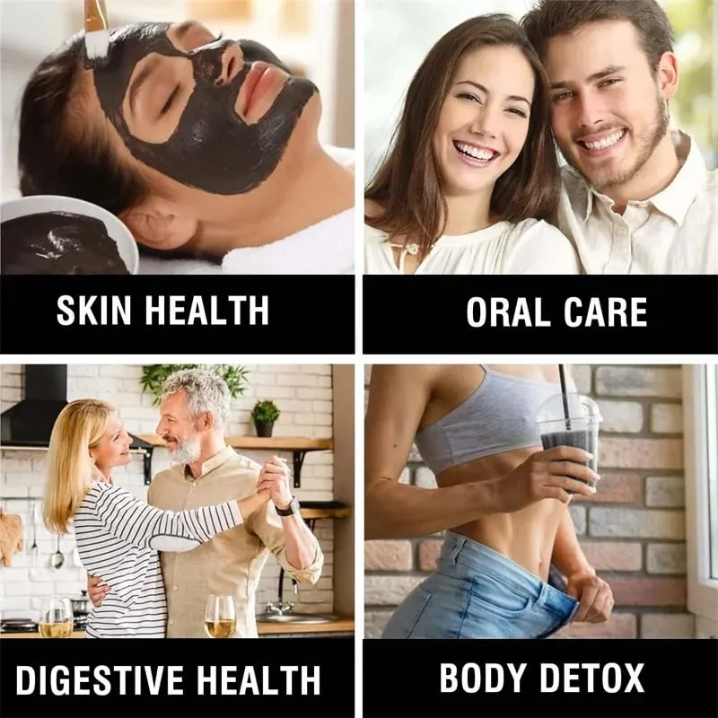 Activated Charcoal Capsules 1 200 Mg - Organic Coconut Shell Helps Relieve Gas & Bloating Detox & Bowel Digestive Supplement