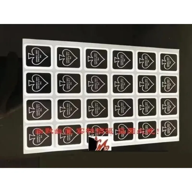 3 Sheets Original Bicycle Playing Card Case Seal Sticker Magic Trick 24 On 1 Sheet 3 Colors Magia Magie Magicians Accessory — image 6