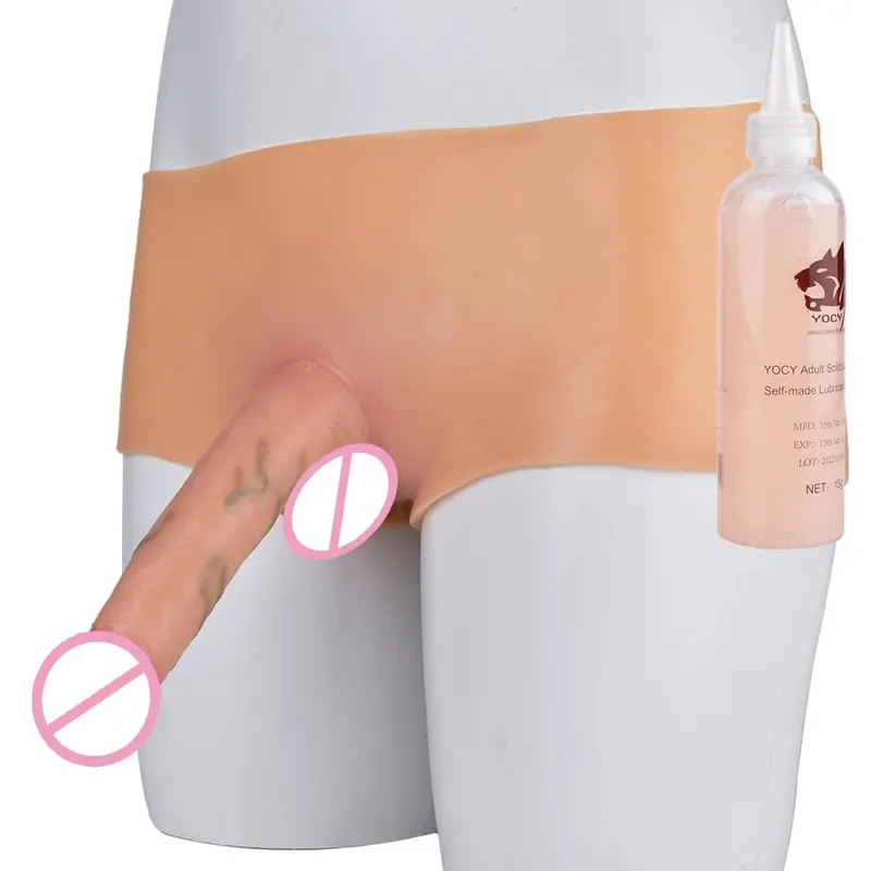 Silikonový pásek Živé dildo Kalhoty Nositelné Pevné Sexuální hračky s velkým penisem Pro ženy Lesbický pár Sex — image 16