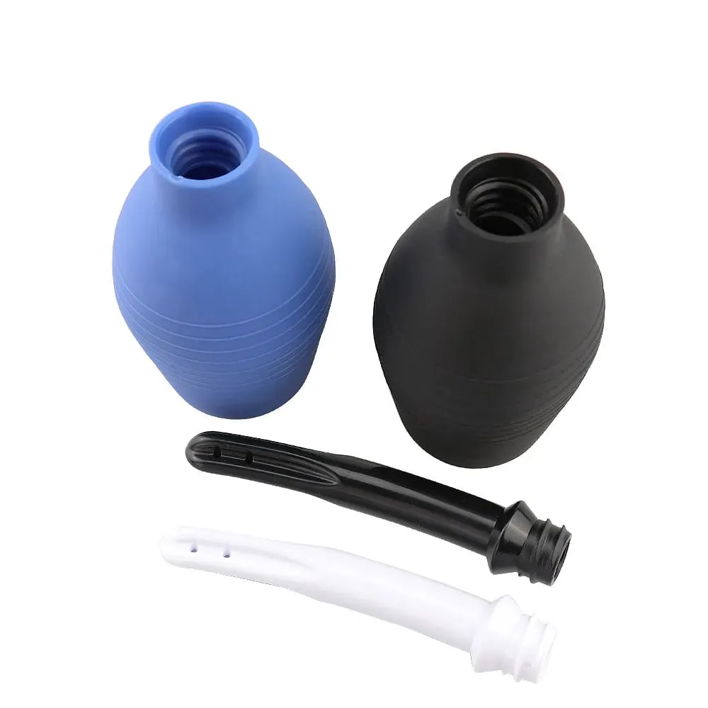 Enema Cleaning Container Vagina Anal Cleaner Douche Bulb Design Medical Rubber Health Hygiene Tool Sex Toys For Woman/Man