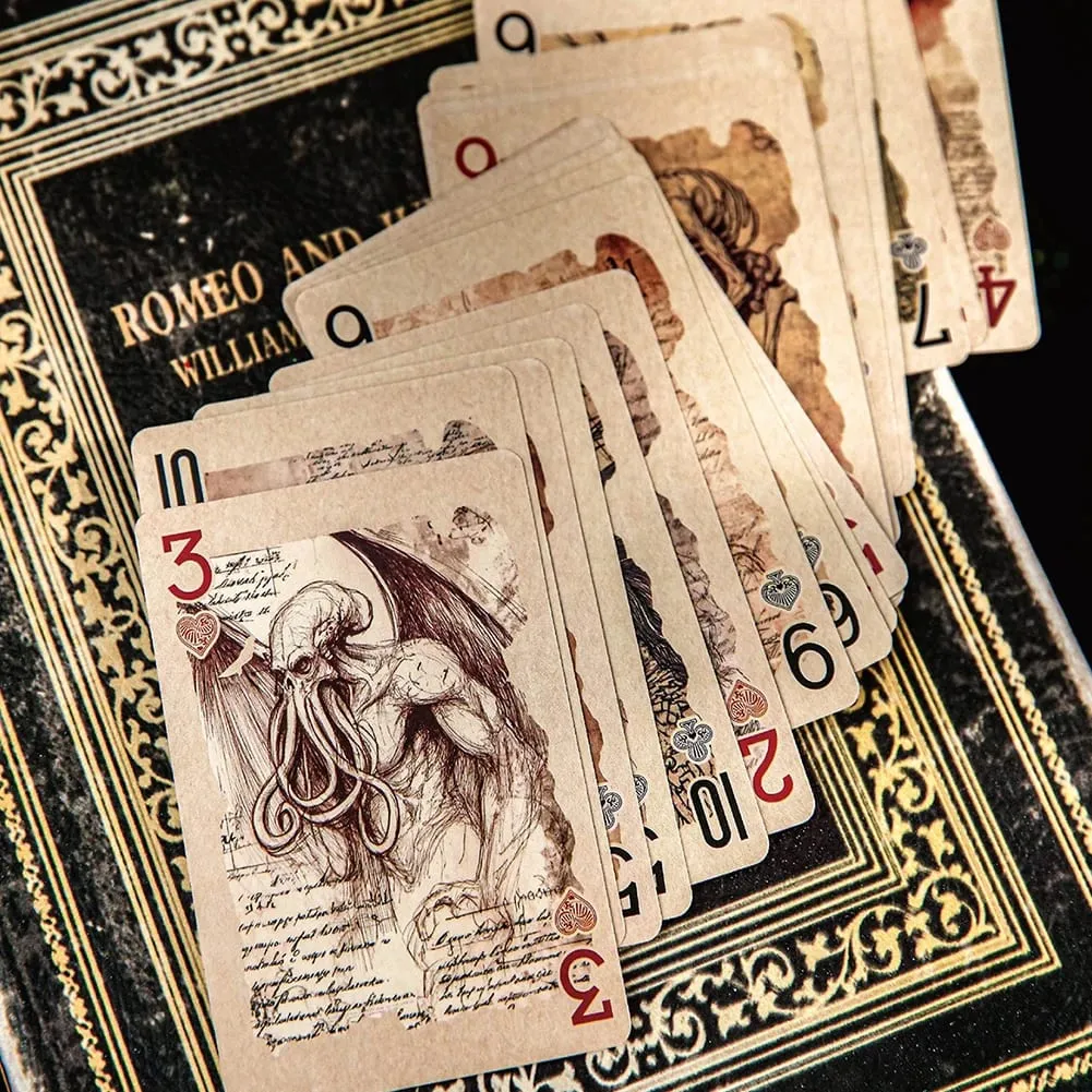 For Cthulhu Mythos Playing Cards High-Value Monster Illustrated Cards for Friends' Gatherings Board Game Cards Poker Cards