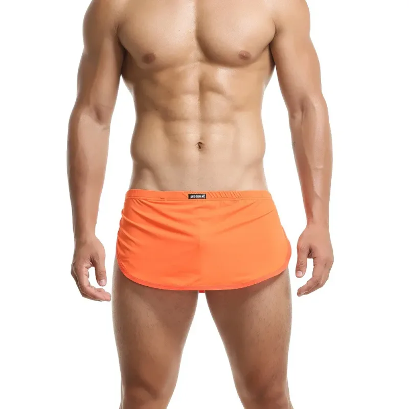 Front and rear independent two-piece silky pajama pants wholesale and foreign trade agency men's home underwear
