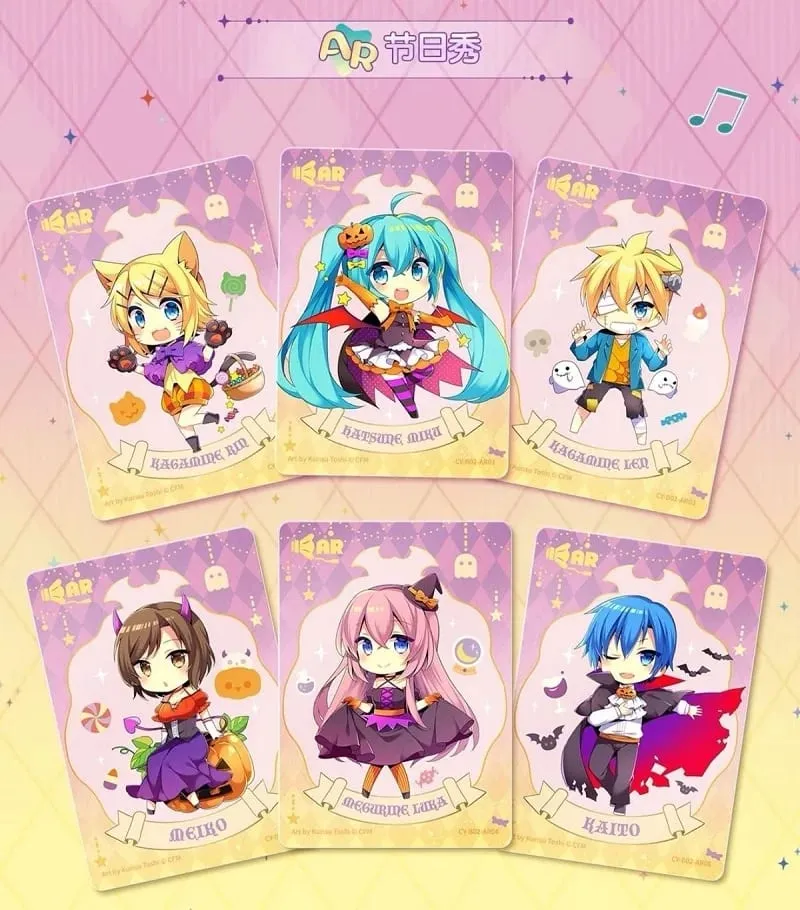 Original Hatsune Miku Card Charm Pack Shining Superstar Party Show Cards CR OR UTR Rare Collection Card Toy