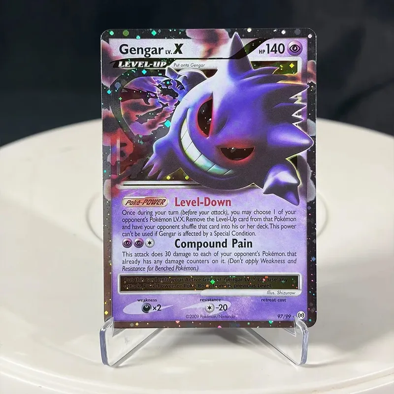 Proxy Cards EX Series Rayquaza Gold star Charizard Gengar Pikachu Hobbies Hobby Collectibles Game Collection Anime Cards — image 30