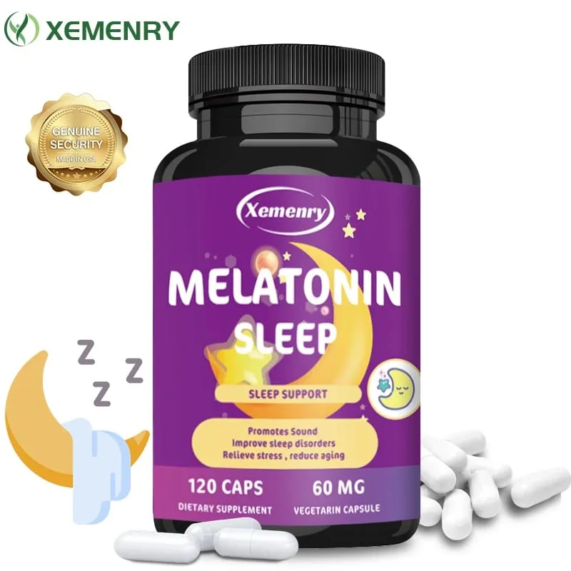 Melatonin Supplements - Promote Sleep Quality & Alertness Help Deep Sleep — image 1
