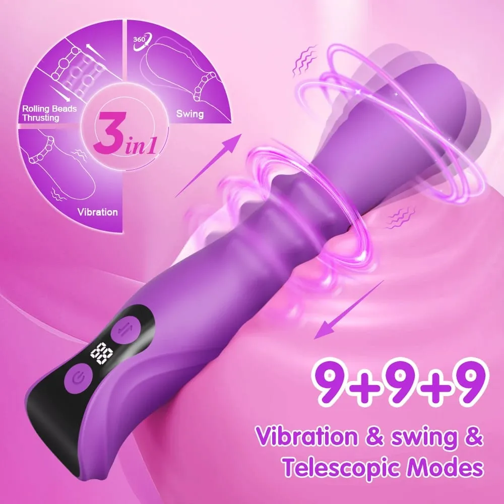 Swing Thrusting Dildo Vibrator G Spot Anal Vaginal Stimulator Sex Toys for Women Vibrating Dildos Sliding Vibration Vibrators18 — image 3