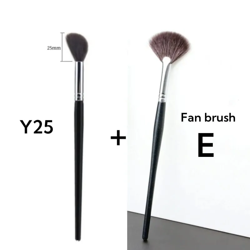 Highlighter Makeup Brushes Blush Angled Face Natural Goat Hair High Quality Blending Powder Make Up Brush