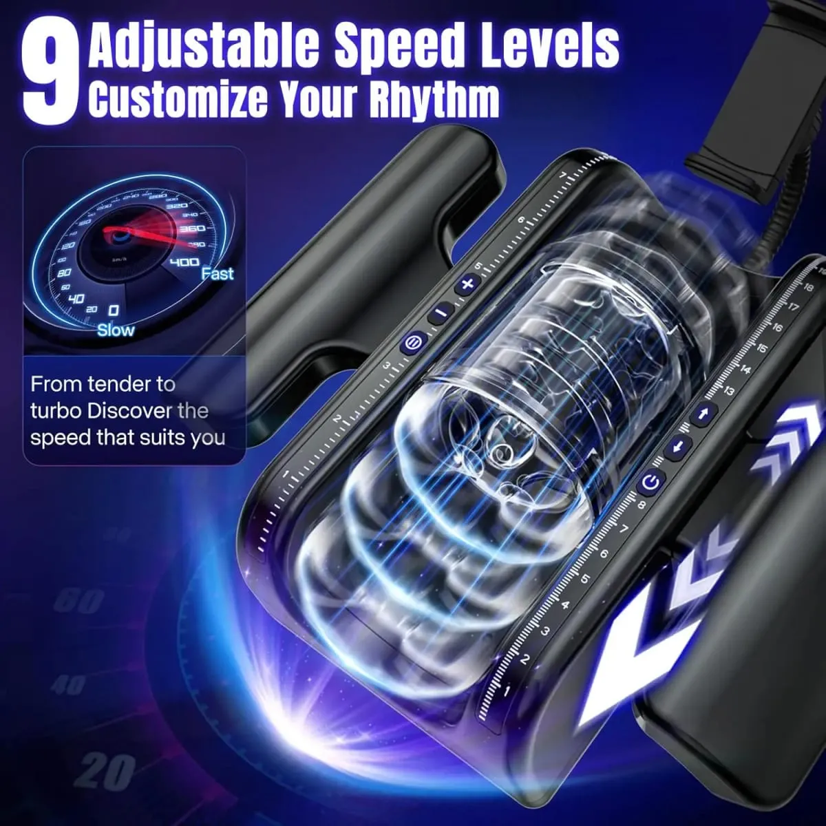 Automatic Male Masturbator Cup 10 Thrusting&Vibration Modes Heating Function with Phone Holder Stroker Adult Sex Toys For Men