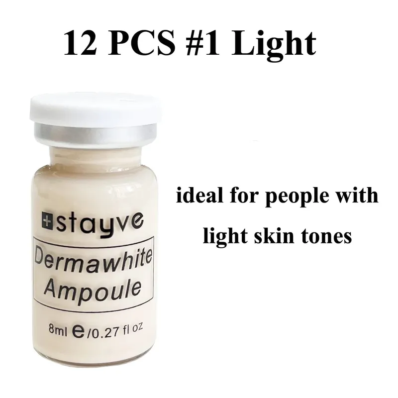 8ml Stayve BB Cream Glow Facial Serum Ampoule Essence Foundation Beginner Starter Kit Niacinamide/Peptide Face Skin Care