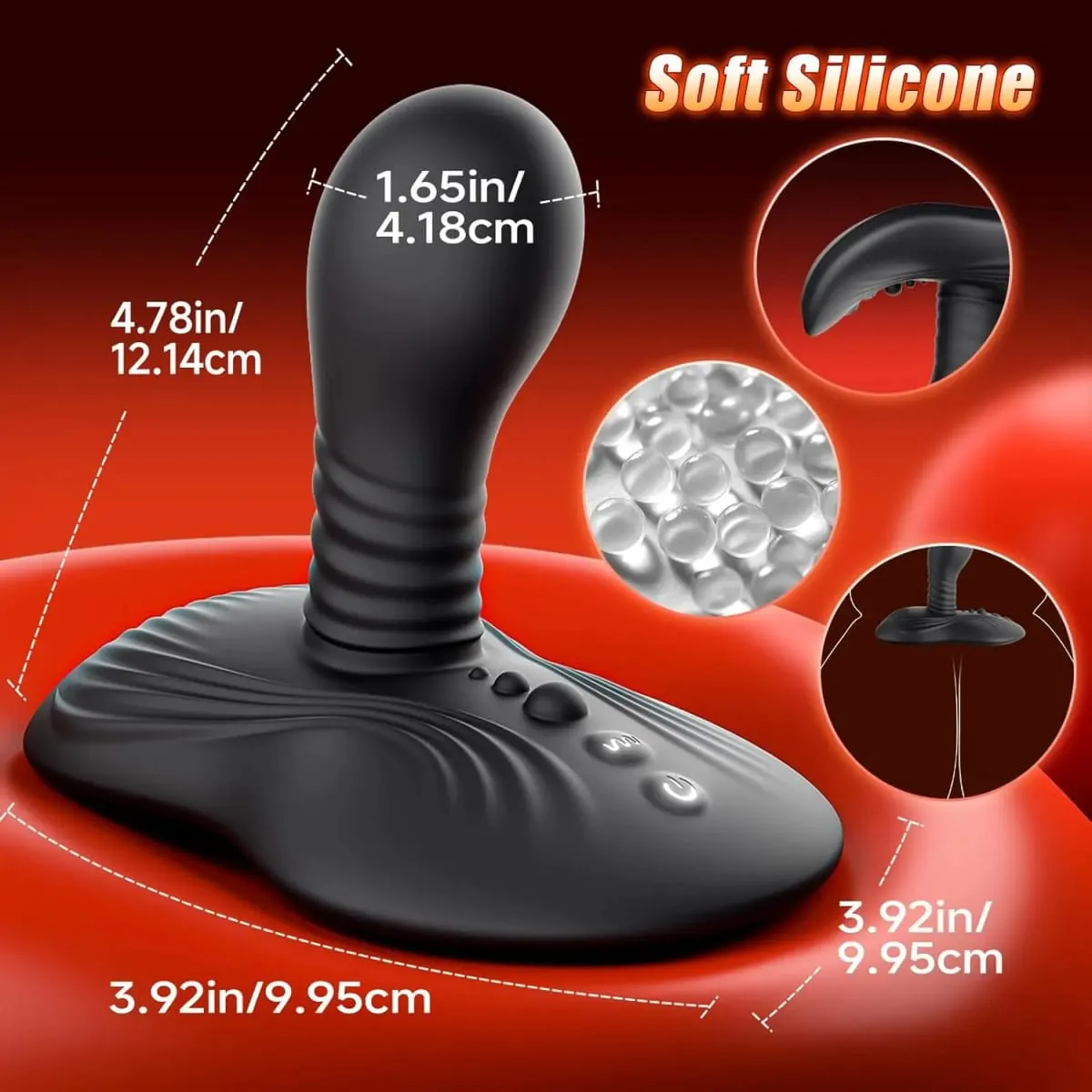 Duduk dan Tunggang Berputar Dildo Vibrator Alat Kawalan Jauh G Spot Stimulator Prostat Massager Mainan Seks Dewasa untuk Wanita Lelaki