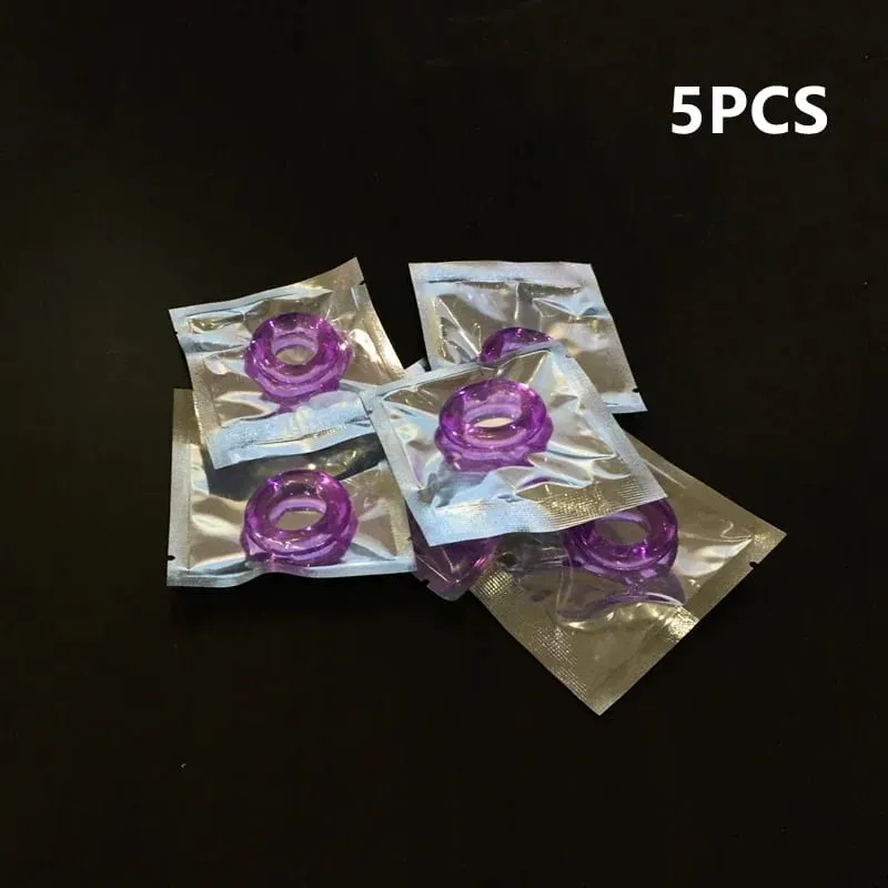 5/10pcs Silicone Durable Penis Ring Adult Men Ejaculation Delay Cock Rubber Rings Penis Enlargement Sex Toys For Male Sex Ring
