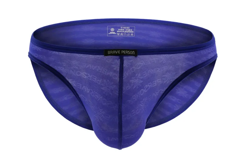 Brave Person New Men String Bikini Mens Briefs Transparent Comfortable Breathable Ropa Interior Hombre