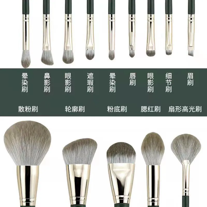 14Pcs Makeup Brushes Set Large Fluffy Soft Eye Shadow Foundation Brush Women Cosmetic Powder Blush Blending Beauty Make Up Tools — image 2