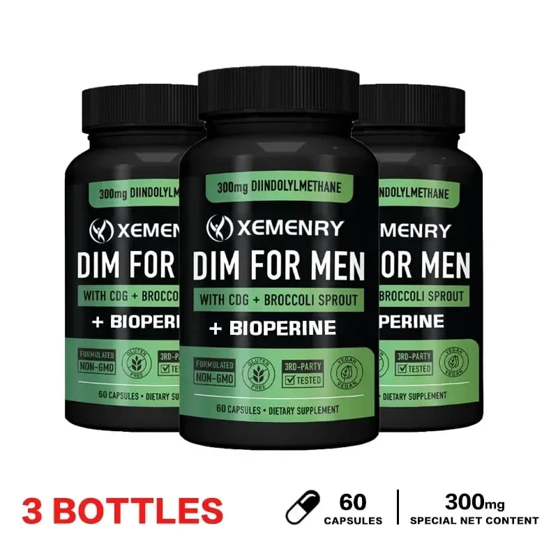 DIM Capsules - Support Fat Metabolism Increase lean Muscle Increase Muscle Strength Improve Athletic Performance