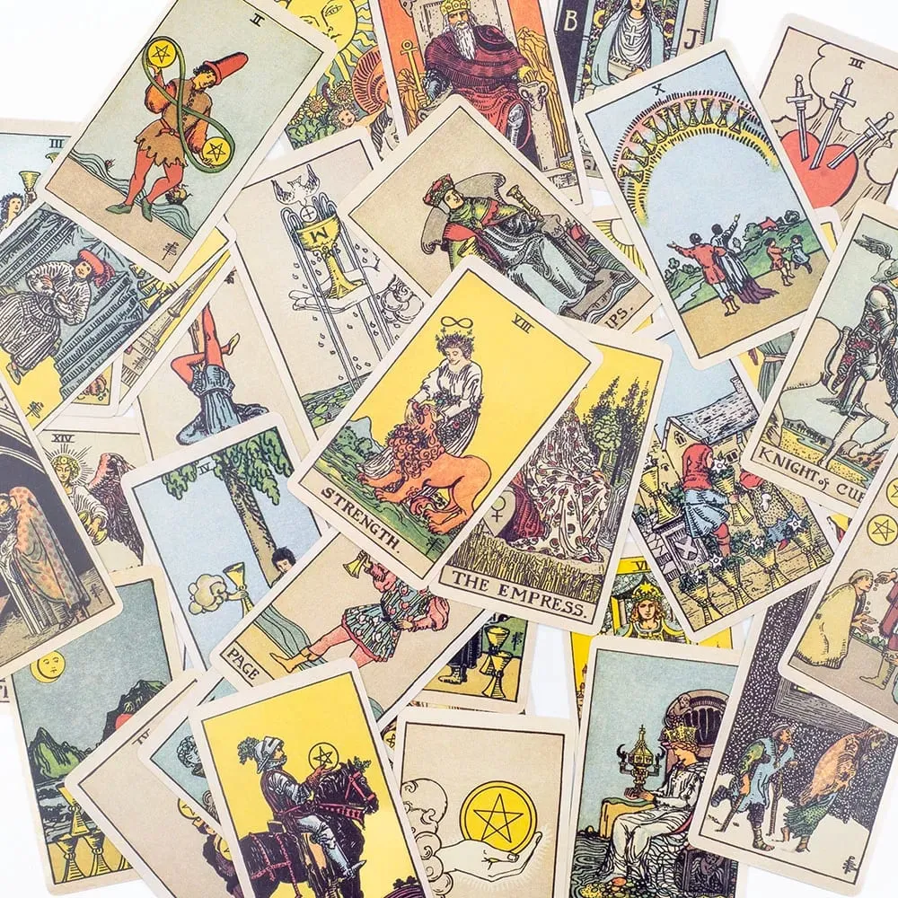 The Classic Tarot Board Game For Beginners 78Pcs 10.4x6.1cm Oracle Card with Guidebook and Beautiful Illustrations