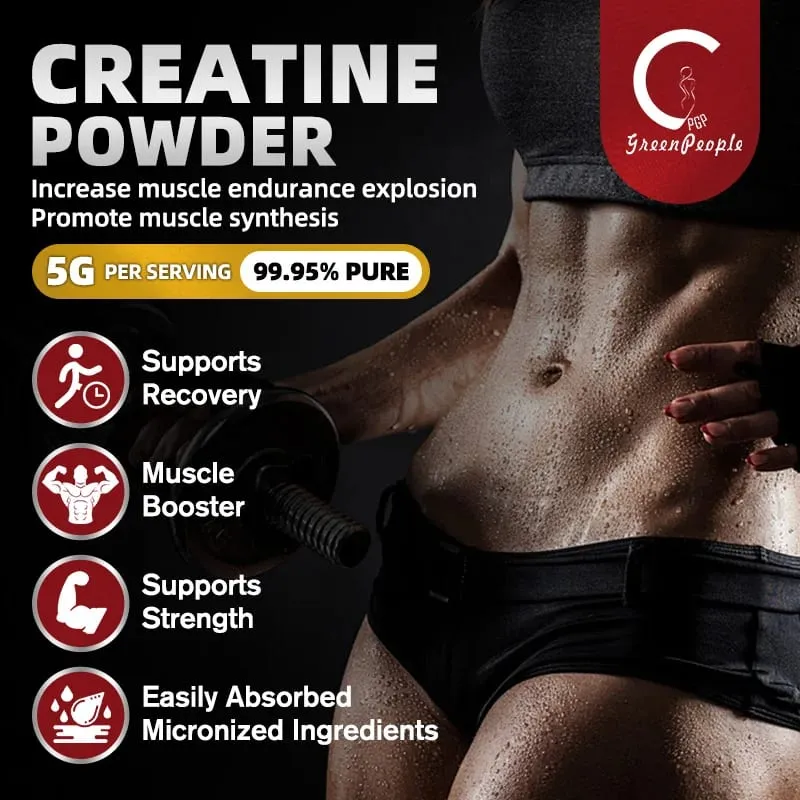 Pre Workout Creatine Powder for Men & Women - Cognitive & Exercise Performance Support - NSF Certified for Sport- 150 Grams — image 3