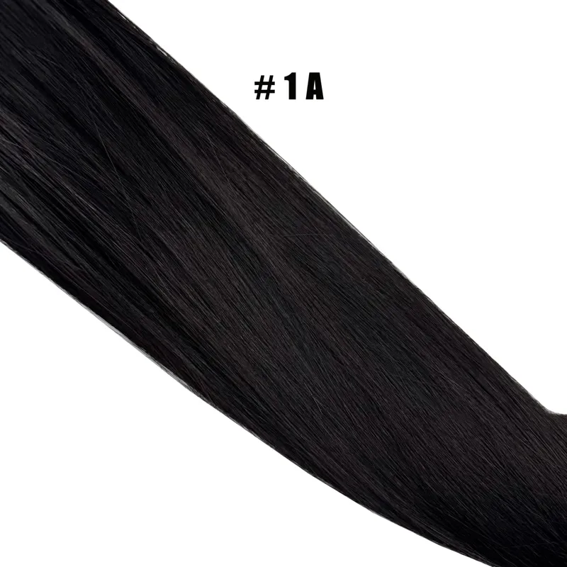 Korean Cotton Hair Extension 100% Human Hair Cotton thread twins tip hair Double Drawn Feathers Hair Extension Natural Color