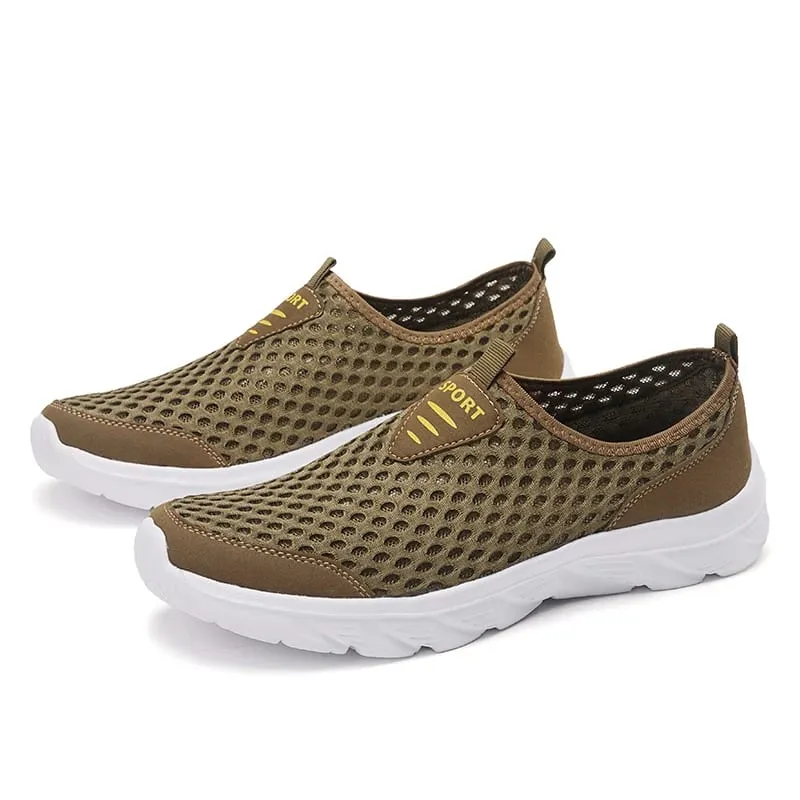 Lightweight Men Casual Shoes Breathable Slip on Male Casual Sneakers Anti-slip Men's Flats Outdoor Walking Shoes Size 39-46 — image 10