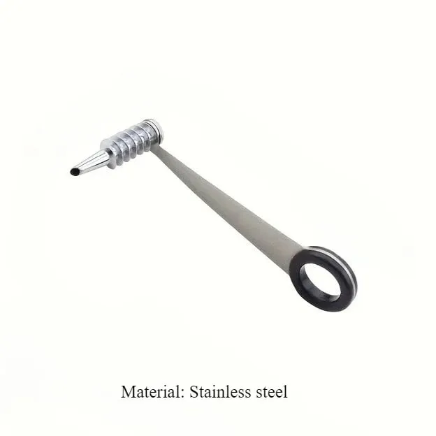 Manual Vegetable Spiral Cutter - Stainless Steel Handheld Slicer with Curved Design Suitable for Even Cutting of Potatoes