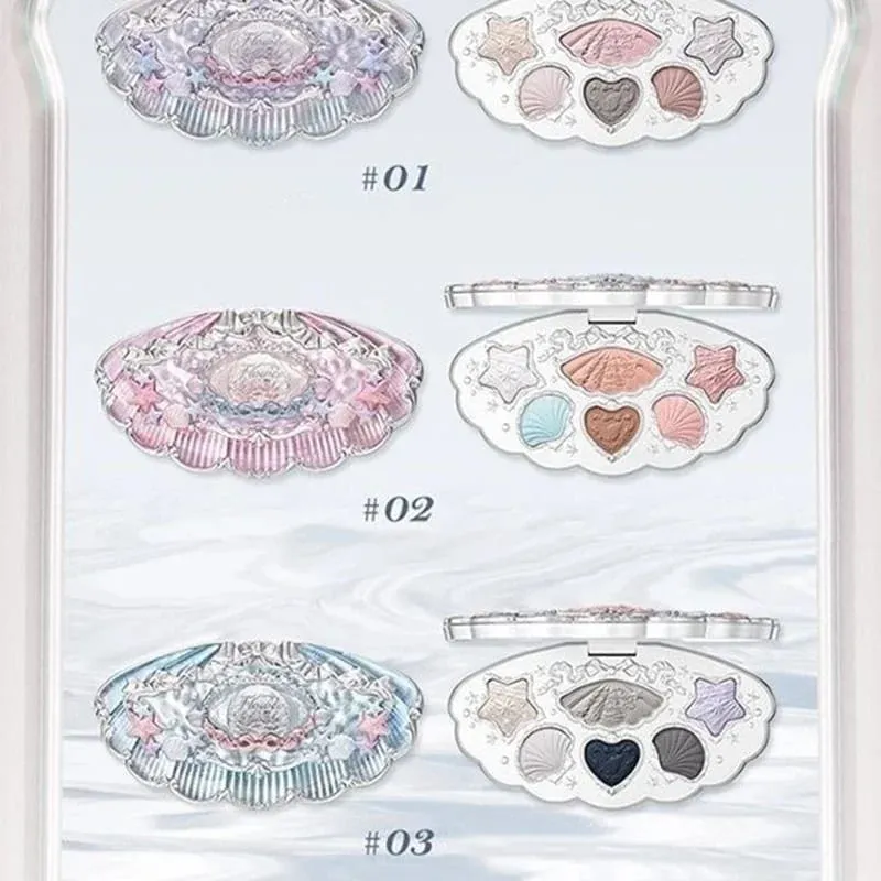 Flower knows bunny Collection Makeup Set Eyeshadow Palette Blush Lip Gloss Makeup Bag Matte Glow Shimmer Eye Shadow Kit — image 3
