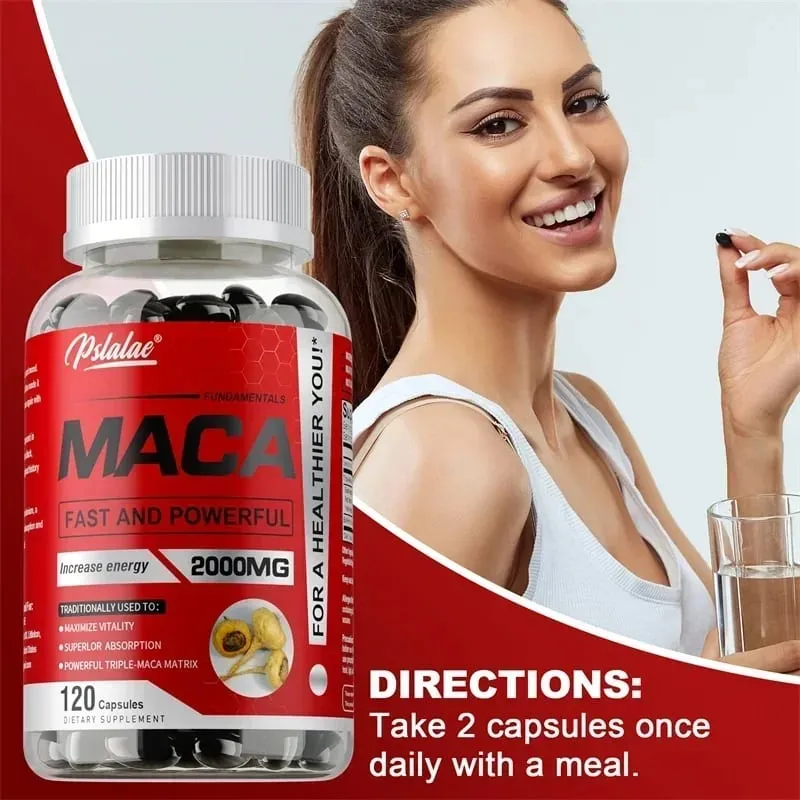 Maca Root Capsules - To Support Energy Endurance and Performance Builds Muscle and Strength — image 6