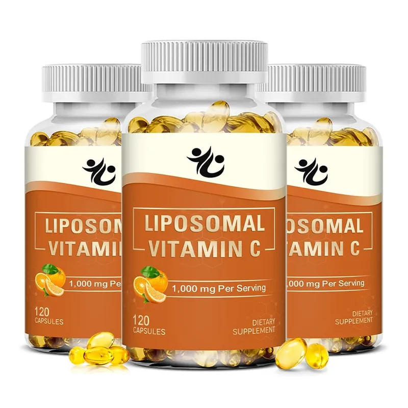 리포솜 비타민 C 1000mg 캡슐 - 면역 방어 콜라겐 생산 지원 피부 윤기 인지 및 순환기 건강 — image 8
