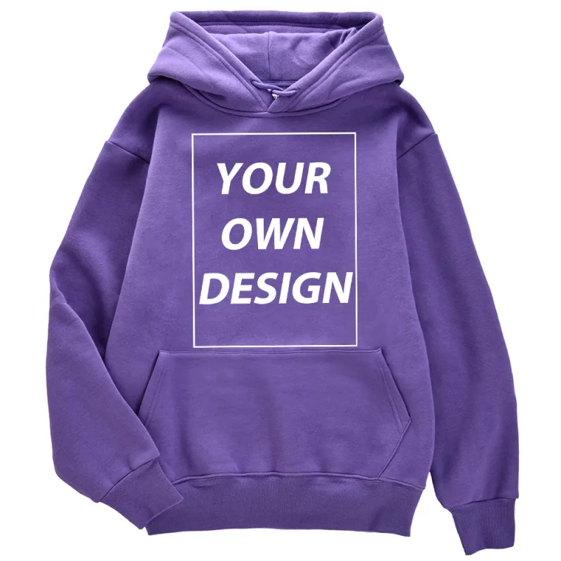 Personalizado diy impressão homem mulher outono inverno hoodies casual clássico pullovers simples confortável streetwear macio quente roupas esportivas