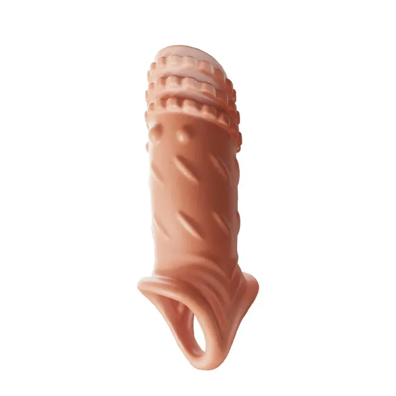 Penis Rings For Men Delay Ejaculation Condom Penis Sleeve Extension Extend Dildo Adult Anal Plug Sex Toys No Vibrator For Women — image 12
