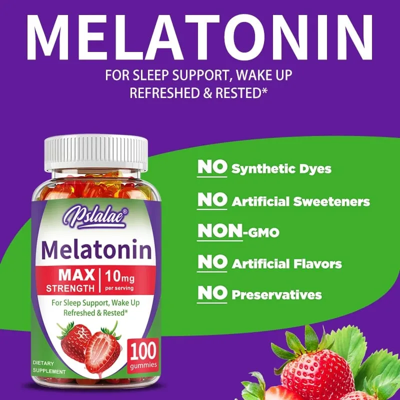 Melatonin Gummy - Support Deep Sleep Relieve Anxiety Improve Sleep Quality Enhance Immunity and Increase Mental Vitality — image 4
