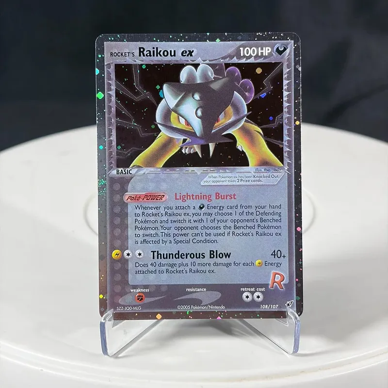 Proxy Cards EX Series Rayquaza Gold star Charizard Gengar Pikachu Hobbies Hobby Collectibles Game Collection Anime Cards — image 16