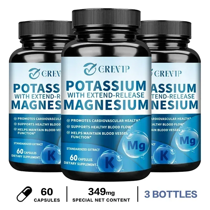 Potas Magnez - Poprawia jakość snu Zmniejsza zmęczenie i bóle głowy Korzyści Zdrowie kości i serca Układ odpornościowy