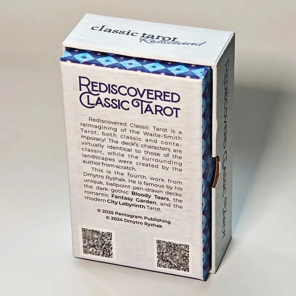 350GSM Çift Kabartmalı Kart Stoğuna Basılmıştır 12*7cm Yeniden Keşfedilen Klasik Tarot Destesi 78 Adet Tükenmez Kalemle Çizilmiş Tarot Kartları
