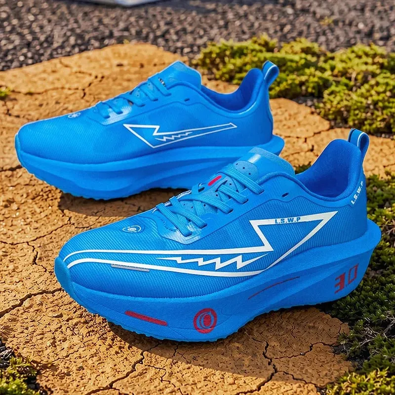 Men's Casual Sports Shoes Soft-Soled Road Running Shoes Lightweight Breathable Non-Slip Wear-Resistant Trendy and Versatile Daily Jogging Sneakers