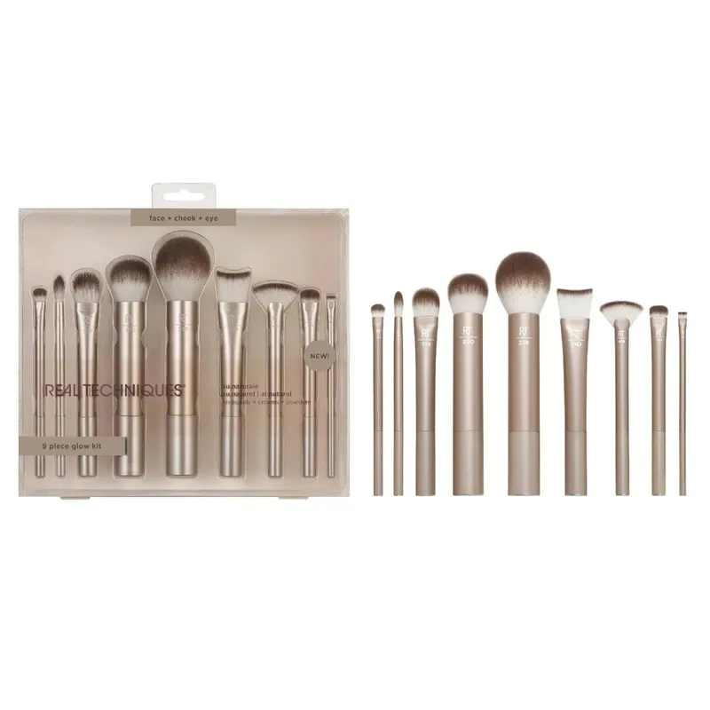 Popular Complete Set of Makeup Brushes Set Powder Blush Brush Halo Dye Brush Eye Shadow Brush Beauty Egg