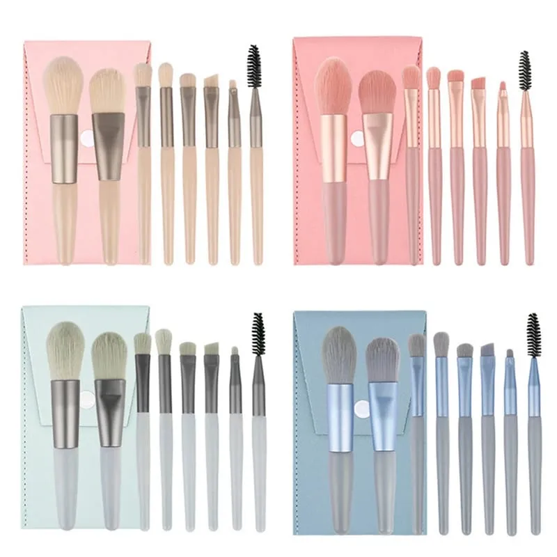 13/8Pcs Soft Fluffy Makeup Brushes Set for cosmetics Foundation Blush Powder Eyeshadow Kabuki Blending Makeup brush beauty Tools